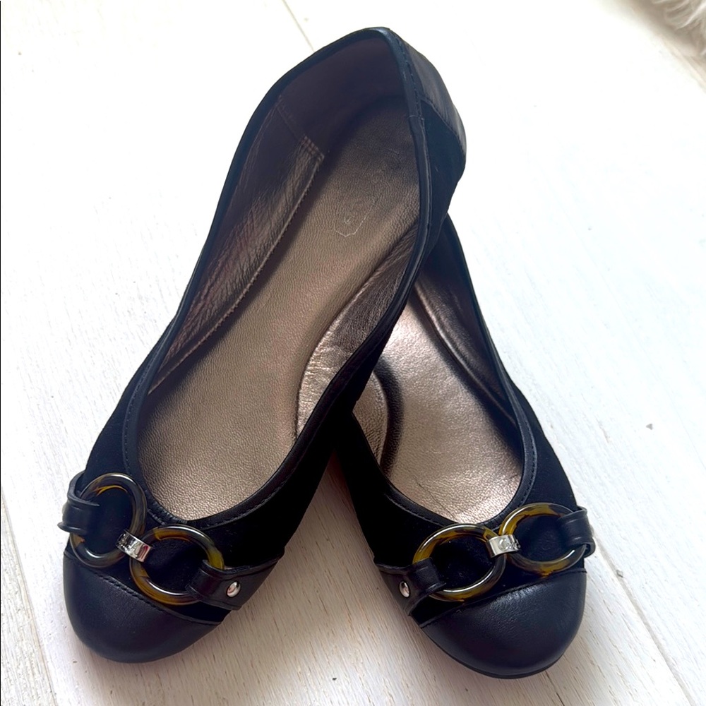 Elegant Black Women's Flats Coach